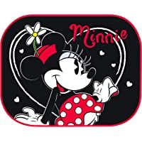 Los mejores  - Disney 25312 Par de Cortinas Parasol Laterales universales 44 x 35 cm- Minnie Fondo Negro